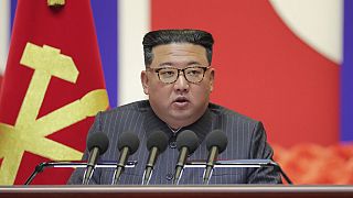 Kim Dzsongun egy 2022-es felvételen
