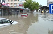 Последствия наводнения в Анкаре