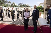 الرئيس التونسي قيس سعيد ورئيسة المفوضية الأوروبية أورسولا فوين دير