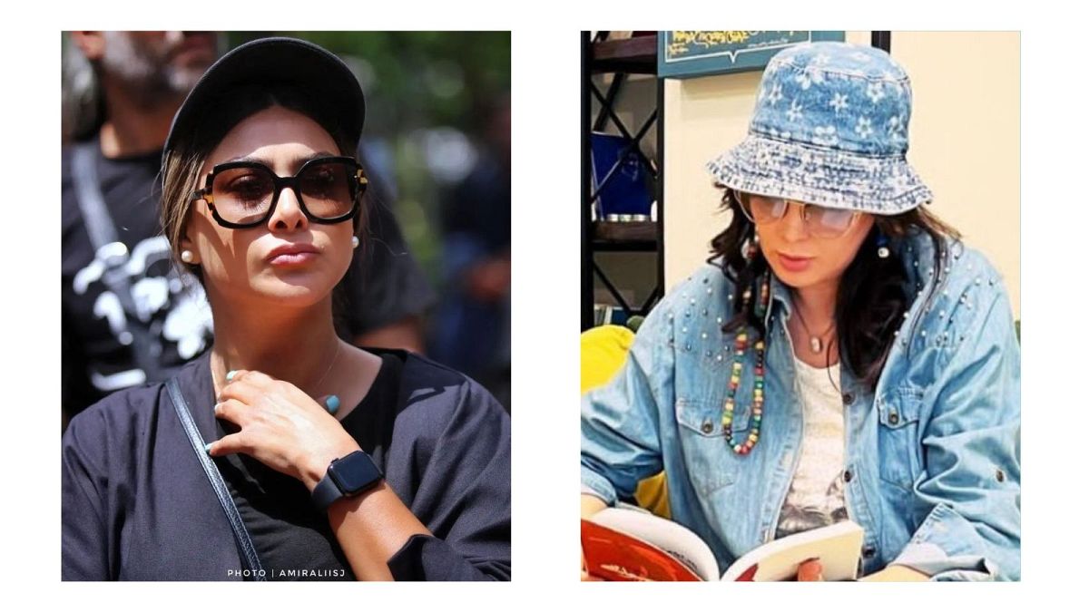 آزاده صمدی و لیلا بلوکات بدون حجاب اجباری در مراسم عمومی
