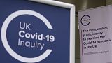 A general view of the entrance to the building where the Covid-19 inquiry preliminary hearing for Module 2, in London, Tuesday June 6, 2023.