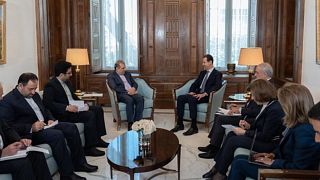 Cumhurbaşkanı Esad ile İran Dışişleri Özel İşler Bakan Yardımcısı Ali Asğar Haci
