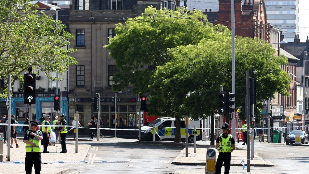 Three dead and others hit by van in Nottingham, say UK police