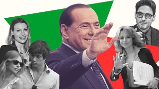 Сильвио Берлускони и его пятеро детей