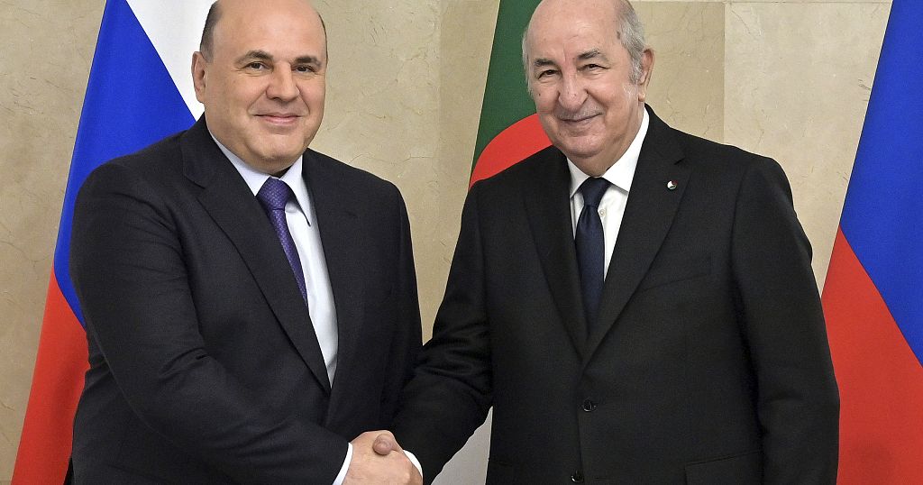 Algeria’s president on a 3-day state visit to Russia