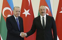 Cumhurbaşkanı Recep Tayyip Erdoğan ve Azerbaycan Devlet Başkanı İlham Aliyev