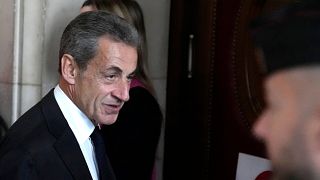 Nicolas Sarkozy no tribunal em dezembro de 2022