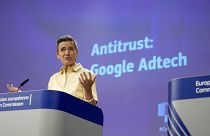 Margrethe Vestager, Comissária Europeia para a Concorrência, fala sobre o caso da Google esta quarta-feira
