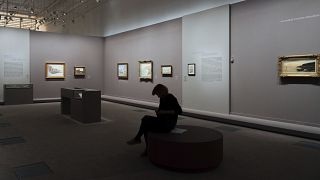 A svéd Nemzeti Múzeum, ahol klímaaktivisták összekentek egy Monet-festményt