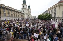 Manifestaton anti-IVG en Pologne