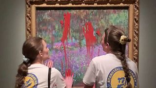 تخریب نقاشی کلود مونه در موزه ملی استکهلم