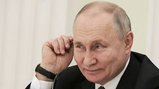 Vlagyimir Putyin orosz elnök 2023. június 14-én a Kremlben