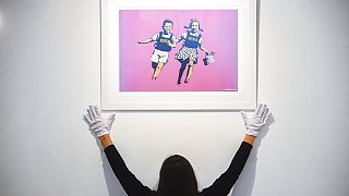 ARCHÍV: a Jack and Jill/Police Kids (Pink) (2005) című, limitált példányszámú nyomtatás - HOFA Galéria, London  2020. október 7.