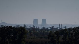 Zaporizhzhia nuclear power plant at a distance of 20 kilometres.