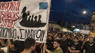 Manifestation en Grèce après le naufrage du bateau des migrants