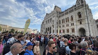 Tüntetés a tanárokért, Budapest, Kossuth tér, 2023. 06. 16.