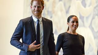 Prince Harry and his wife Meghan, The Duchess of Sussex