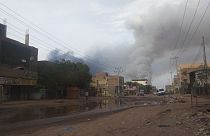 Füst a szudáni főváros, Kartúm felett