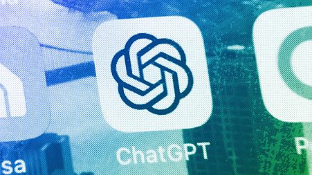 The ChatGPT app is displayed on a mobile phone, May 2023