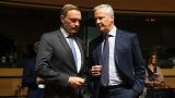 Germany's Christian Lindner (left) and France's Bruno Le Maire (France) are defended opposing positions regarding the EU's fiscal rules.