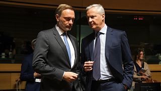 Germany's Christian Lindner (left) and France's Bruno Le Maire (France) are defended opposing positions regarding the EU's fiscal rules.