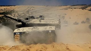 دبابة ميركافا الإسرائيلية [أرشيف]