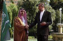 Suudi Arabistan Dışişleri Bakanı Faysal bin Ferhan ve İran Dışişleri Bakanı Emir Abdullahiyan