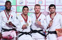 Último dia do Grand Slam de judo do Cazaquistão