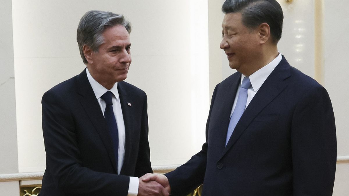 Rencontre entre Antony Blinken et Xi Jinping à Pékin (19/06/23)