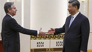 Antony Blinken és HsziCsin-ping találkozója Pekingben
