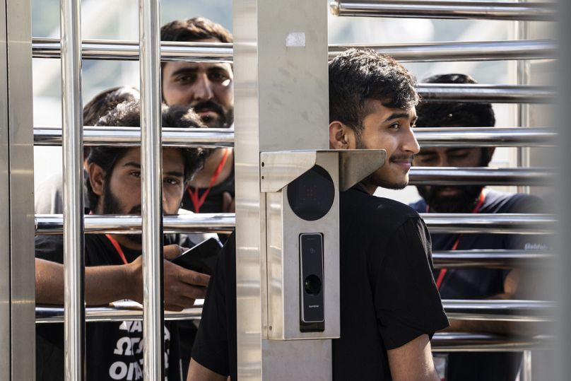 un camp de migrants à Malakasa au nord d'Athènes, le lundi 19 juin 2023