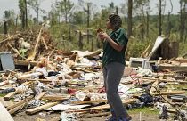 Последствия торнадо в Миссисипи