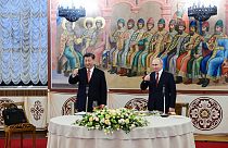 Çin Devlet Başkanı Şi ve Rusya Devlet Başkanı Putin