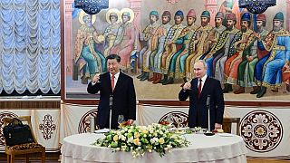 Çin Devlet Başkanı Şi ve Rusya Devlet Başkanı Putin