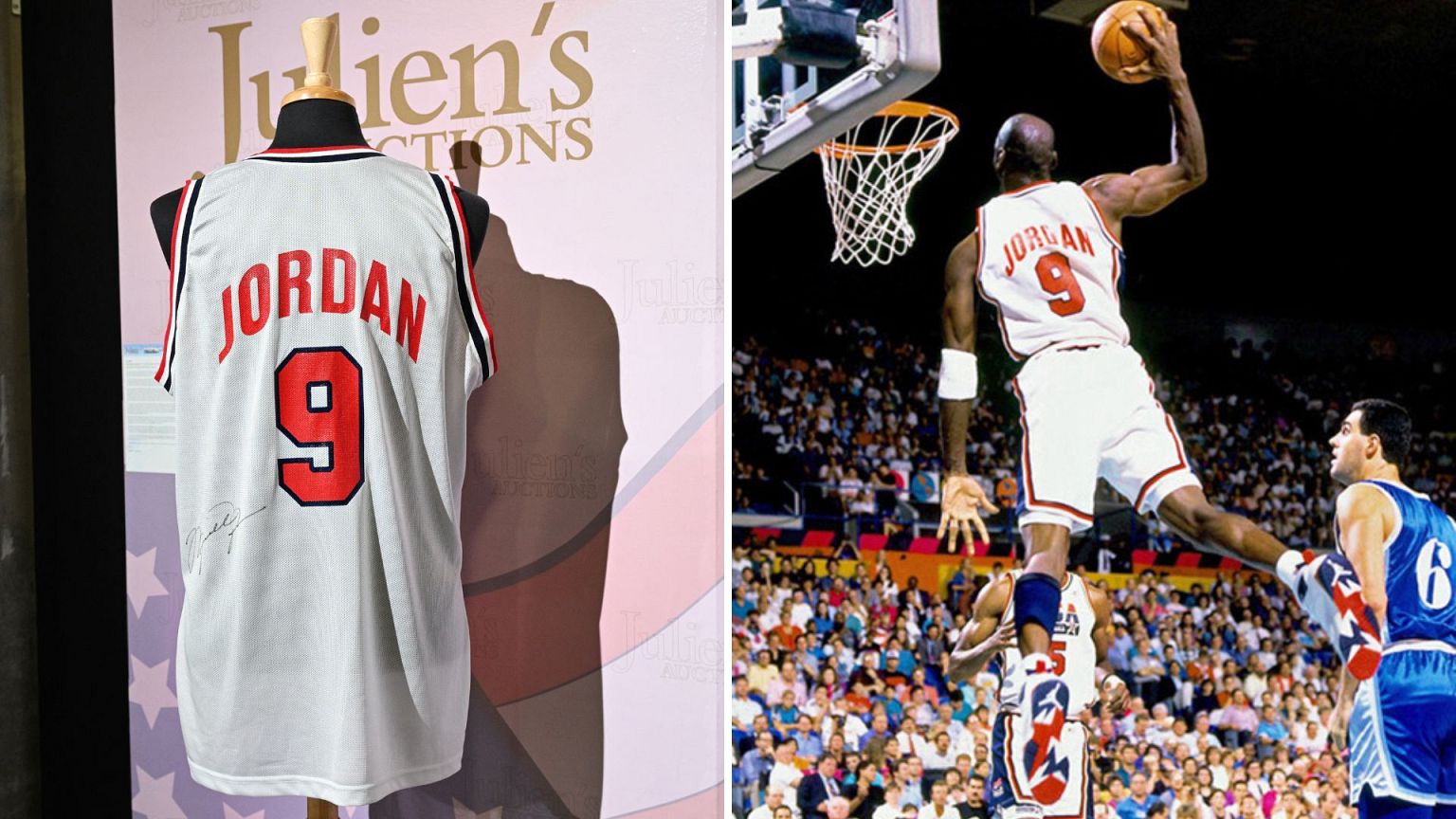 Nike 1992 Dream Team USA Michael Jordan Jersey #9 Legends