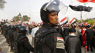 عکس تزئینی است؛  مامور پلیس ضد شورش عراق
