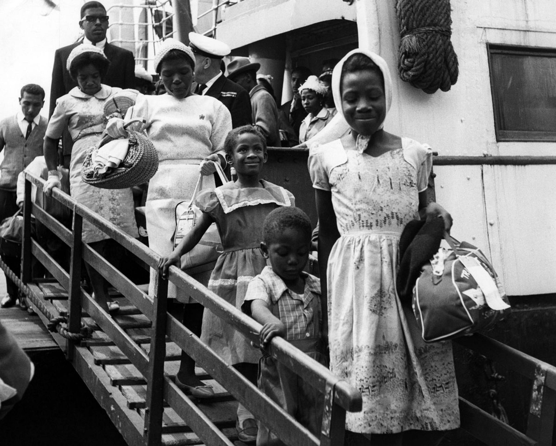 75 years on: Rare photographs chronicle the journey of the Windrush ...