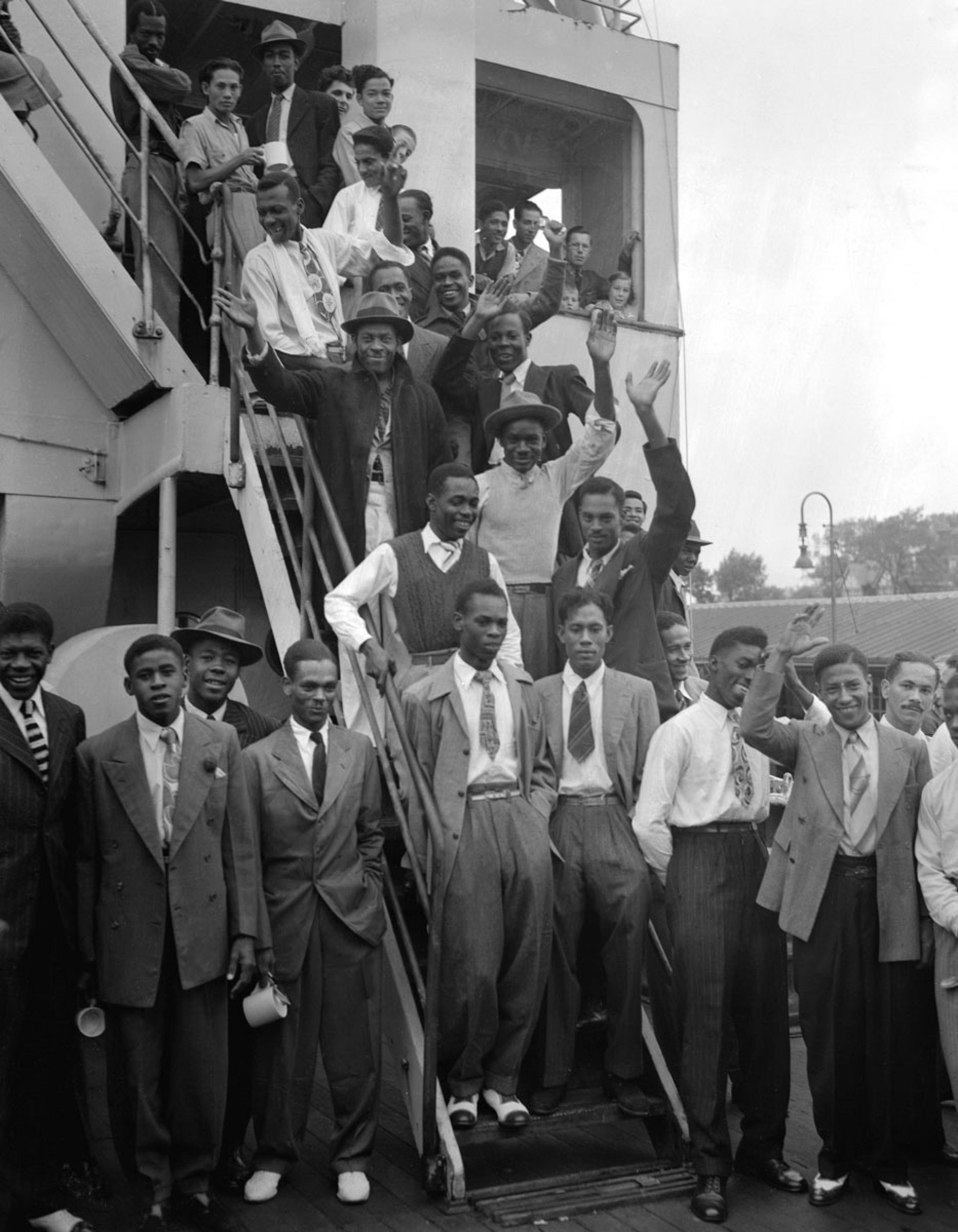 75 years on: Rare photographs chronicle the journey of the Windrush ...