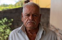 José Miguel Quesada, a retired farm labourer from Costa Rica, has tongue cancer. He worked for 40 years with chemicals including chlorothalonil.