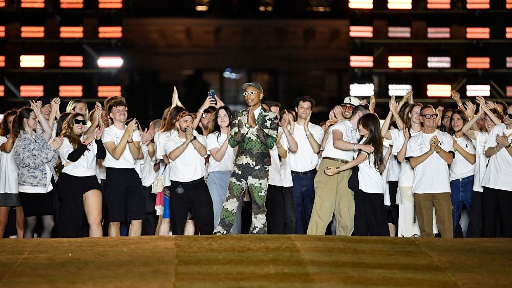 Take a look at Pharrell Williams' breathtaking first Louis Vuitton show