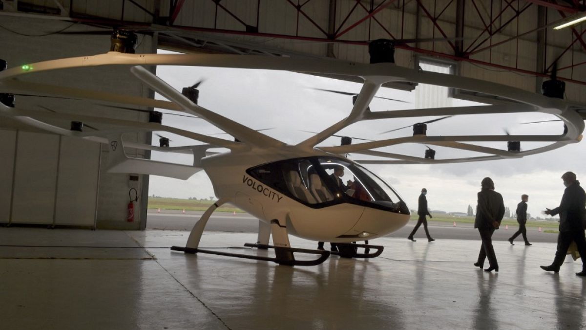 Volocopter'in ürettiği hava taksisi