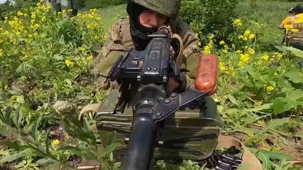 جندي روسي في منطقة دونيتسك