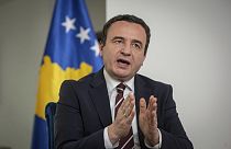 il primo ministro kosovaro Albin Kurti
