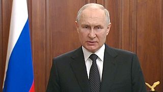 Vladimir Putin durante alocução à nação