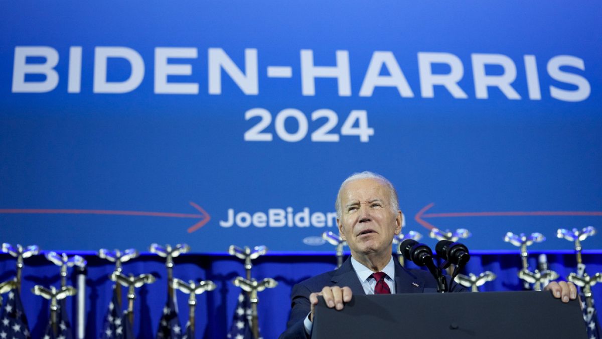 President Joe Biden speaks about reproductive rights during an event in Washington, Friday, June 23, 2023. (AP Photo/Susan Walsh)  