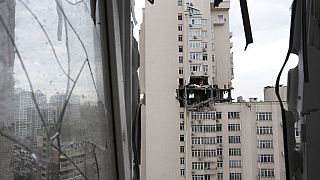 Un immeuble d'habitation a Kyiv