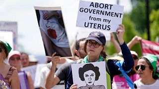 تظاهرات زنان برای به دست آوردن حق سقط جنین، واشنگتن