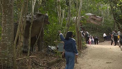 Il parco tematico sui dinosauri di Miguel Pereira, Brasile