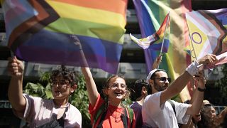 Гей-парад в Стамбуле, Турция. 25 июня 2023.