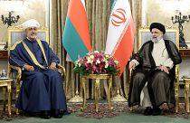 دیدار سلطان عمان با ابراهیم رئیسی در تهران در مماه مه میلادی